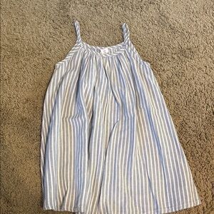 GAP Blue and White Striped Girls' Sundress